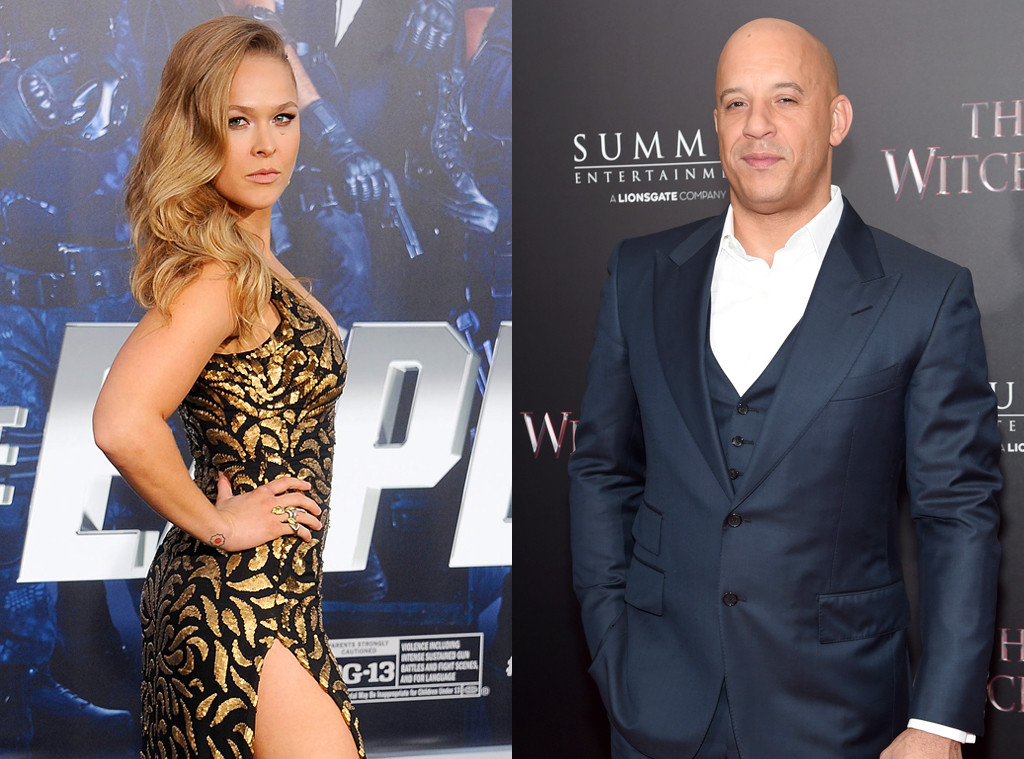 Ronda Rousey, Vin Diesel Ronda Rousey, Vin Diesel
